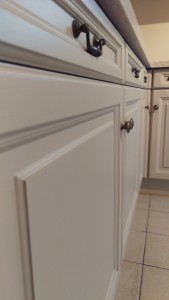 Hand painted & refurbished Oak kitchen