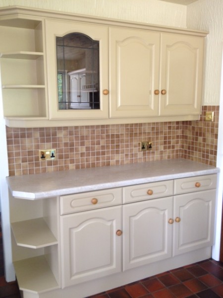 Hand painted Kitchen cabinets Ribble Valley