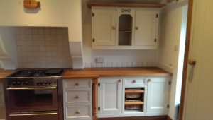 Painted pine kitchen Cheshire