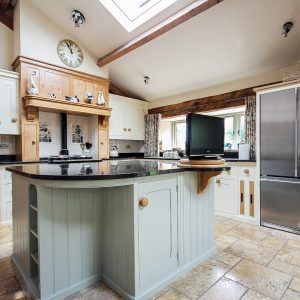 Exquisite hand painted kitchen cabinets in Lancashire, North West