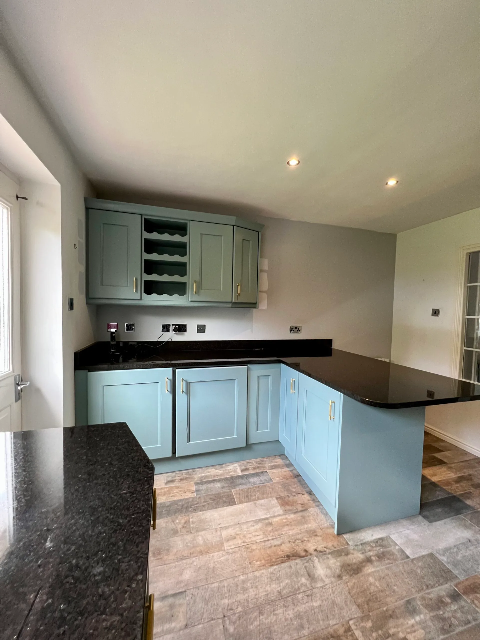 Spray painted kitchens cheshire