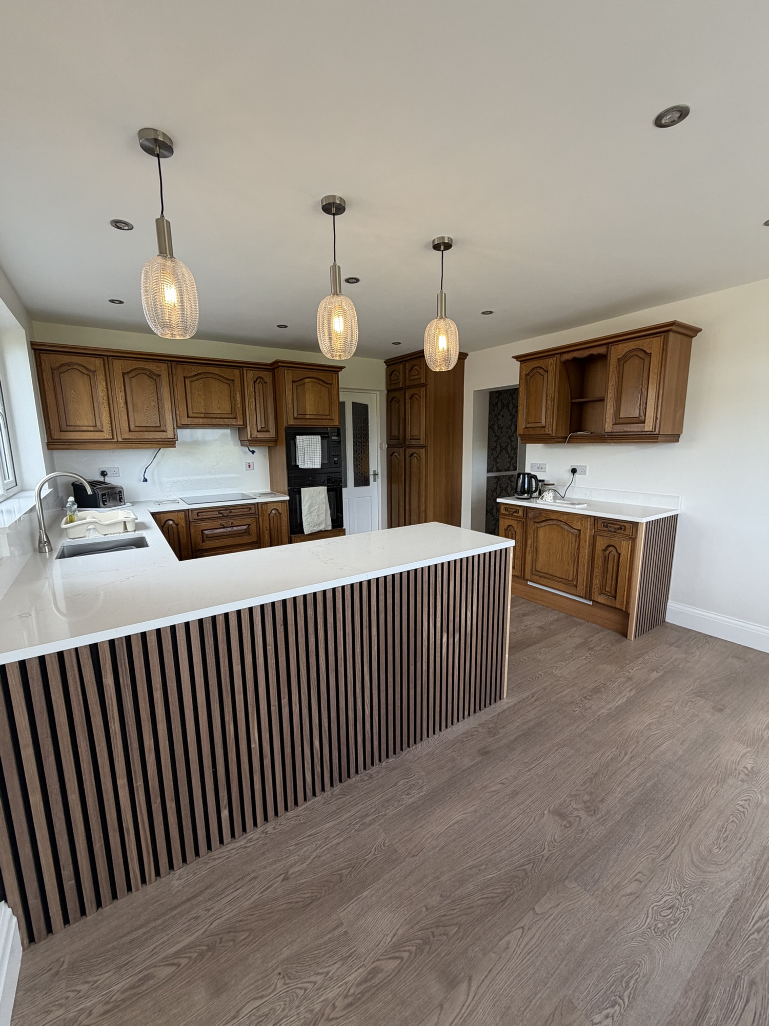 Dark Oak kitchen in Out Rawcliffe